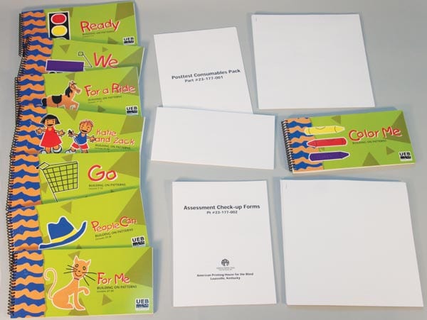6-78550-00-BOP-Kindergarten-Student-Kit Building on Patterns Primary Braille Literacy Program Kindergarten Student Kit