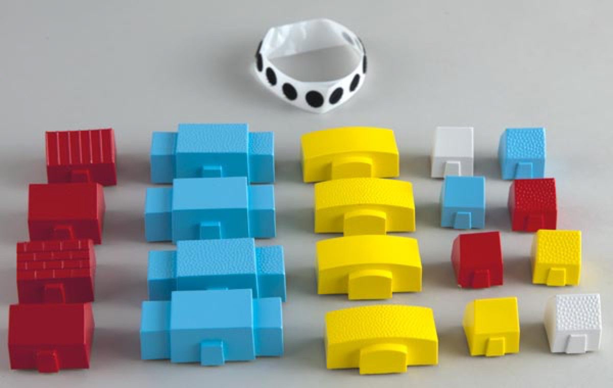 61-221-001-TactileTown_Bag-A Tactile Town 3D buildings set components