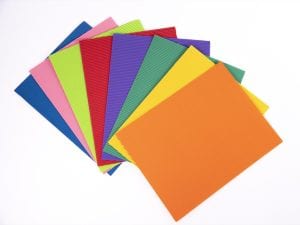 Carousel of Textures Corrugated sheets from Feel 'n Peel Sheets
