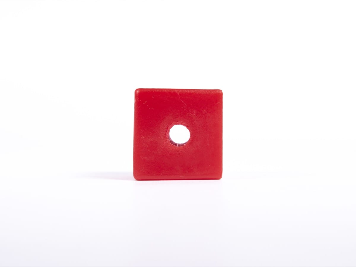 Giant-Smooth-Beads-Grid-Red-Cube-Top Giant Texttured Beads Red Cube with Hole
