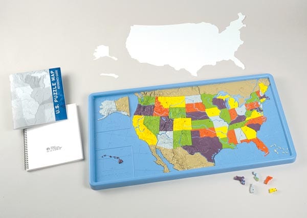 US-Puzzle-Map US Puzzle Map Components
