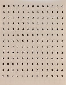 Feel n Peel Stickers II Number Sheet