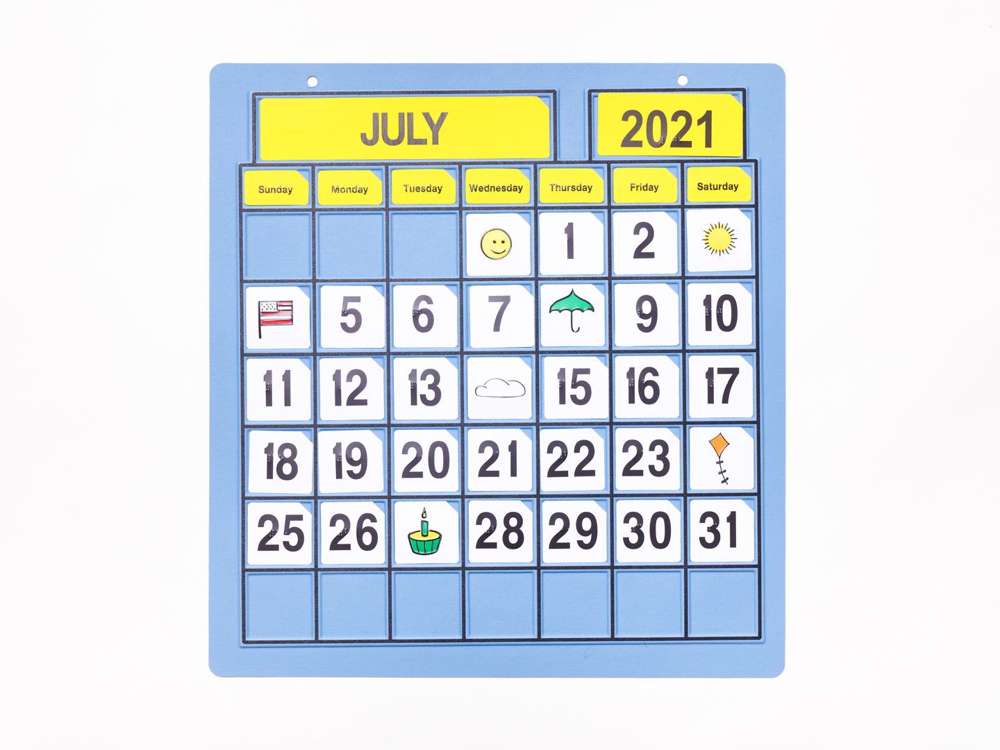 Classroom Calendar Kit calendar with dates